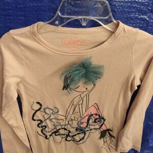 CREWCUTS COLLECTIBLE T girls TEE TULLE SEQUINS GRAPHIC 10